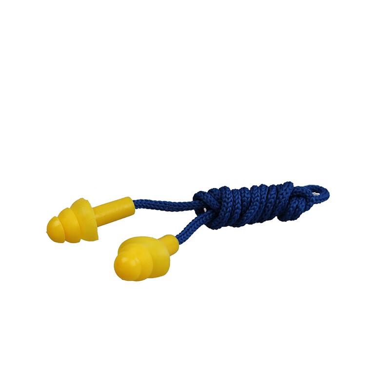 Sichuang Christmas Tree Shaped Reusable Corded Silicone Earplugs