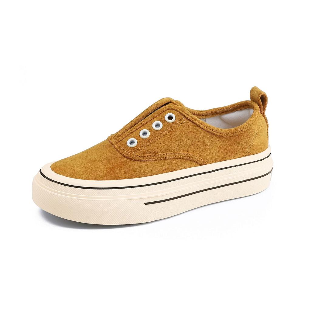 Summer new platform casual shoes women wear versatile flat shoes women's senior sense college style retro casual shoes