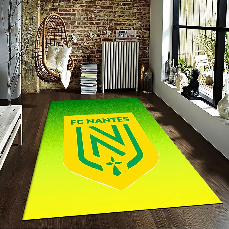FC Nantes Logo Carpet Design suitable as a non-slip mat for the living room or bedroom sofa