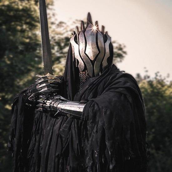 Witchking Costume Set Dark Ringwraith-Inspired Outfit for Halloween, LARP  Fantasy Cosplay Nazgûl Robe And Armor Cloak