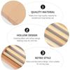 2pcs Wooden Soap Boxes Hollow Out Soap Dish Rustic Soap Holder Room Decoration for Bathroom Toilet Kitchen