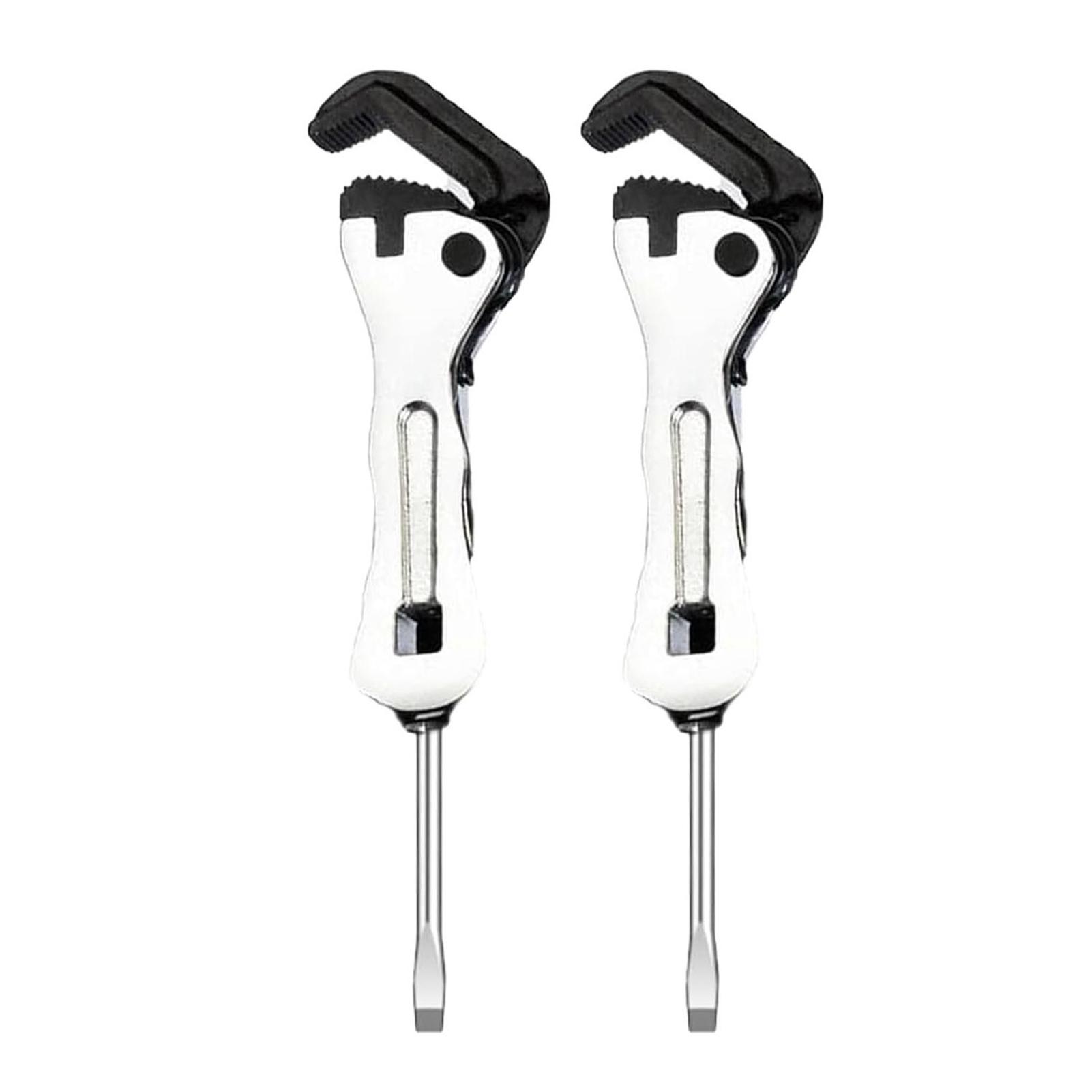 

Micro Wrench 3.75 Inch Self Adjusting Multifunctional Small Pipe Vise Wrench for Tight Spaces 2pcs