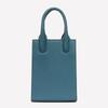 Matt [Refurbished] Wave Cowhide Mini Tote Bag Turquoise Blue
