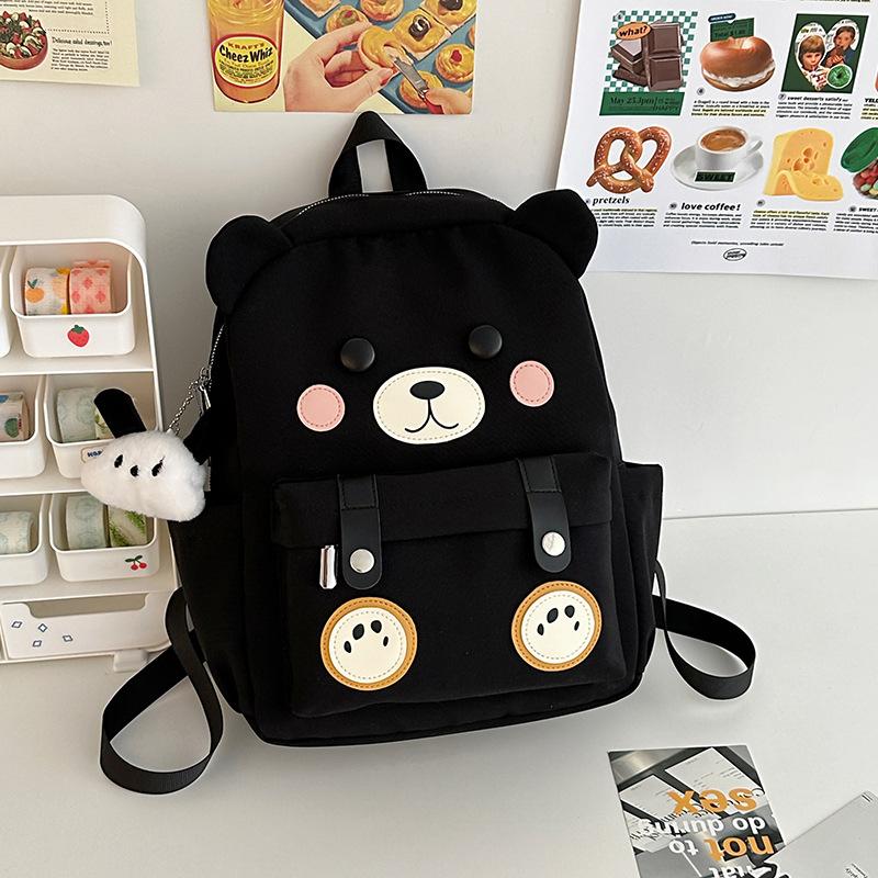 School bag new cartoon school bag cute cute children travel small backpack personality creative soft waxy girl travel backpack