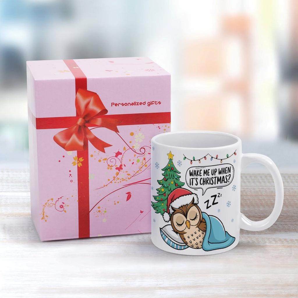 1pc 11oz Blank Ceramic Coffee Mug, Double-sided Printed Cup for Everyday Beverages, Smooth Glaze, Clean White Look, Suitable for Gifting