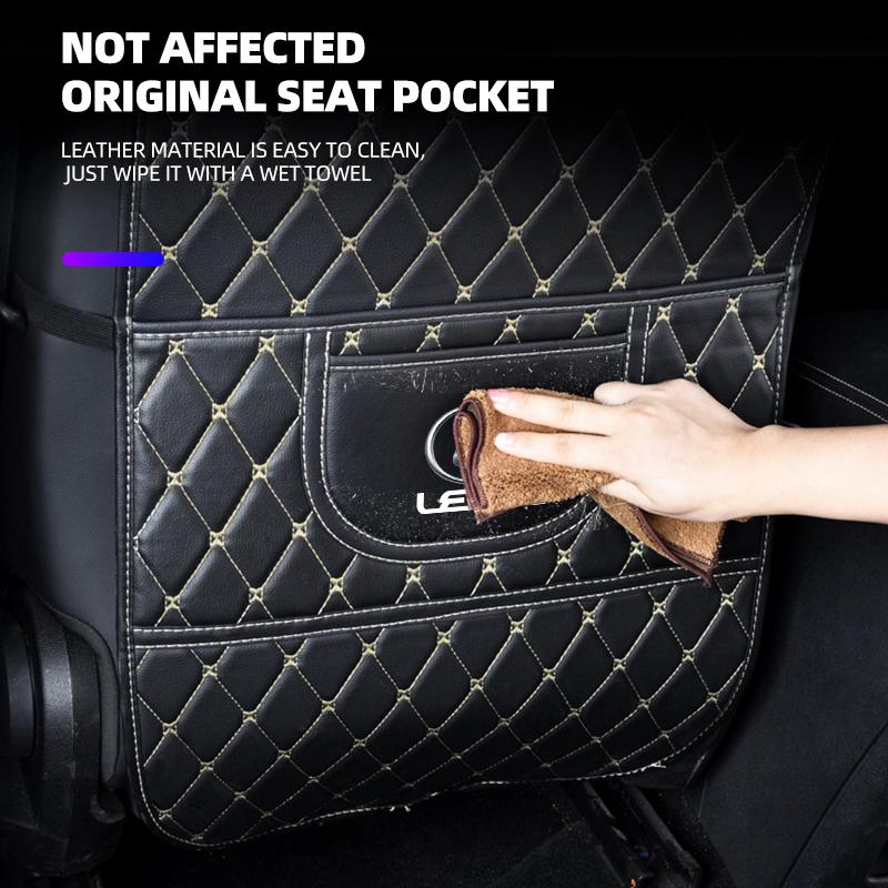 Car Seat Backrest Anti-kick Pad Anti- dirt Scratch Mat Auto Interior Accessories For Lexus F SPORT GX460 Ct200h IS250 ES 220D