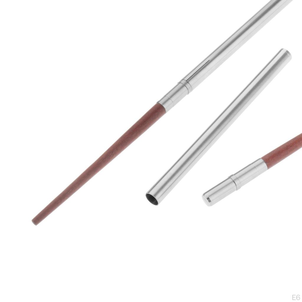 Foldable Chopsticks Wooden Cutlerys for Frying Pot Cooking Camping