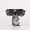 1pc Cute Animal Eyeglass Holder, Funny Koala SunglassDisplay Stands, Resin Creative Spectacles Holder Shelf HomeOffice Decor,