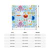 Sesame Street Cartoon Blanket Coral Fleece Plush Spring/Autumn Abby Cadabby Breathable Throw Blankets for Bed Bedroom Rug Piece