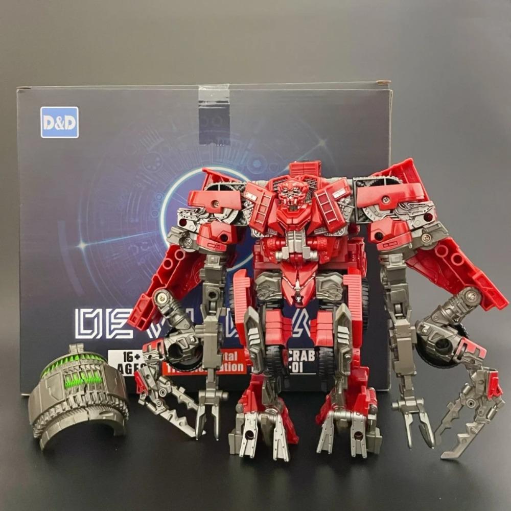 AOYI Cool 8 IN 1 Transformation Devastator Toys Boy Anime Hook Action Figures Robot Car Engineering Vehicle Model Kids H6001-8B