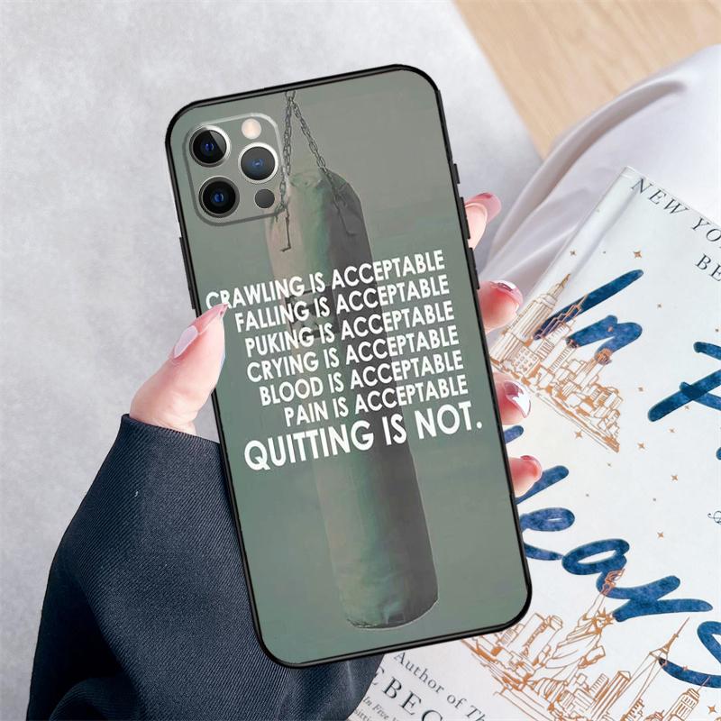 Muay Thai Kickboxing Fight Phone Case For iPhone 16 Pro Max 11 12 13 Mini 14 15 Pro Max XR 15 16 Plus 16e Cover Coque