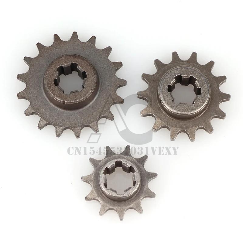 49cc 43cc T8f Tooth Pinion Children's Atv Chains Mini Dirt Pit Bike 11  14 17 20 Tooth 2 Stroke Bike Moto Pocket Bike Sprocket
