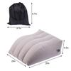 Soft Footrest Pillow PVC Inflatable Foot Rest Folding Supplies Pillow Leg Home Feet Relaxing Cushion Office Travel Up Leg Pillow