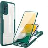 360°All Inclusive Protective Case Soft TPU+Hard PC Bumper Case For Samsung Galaxy A10S A12 A13 A14 A15 A16 Transparent Cover