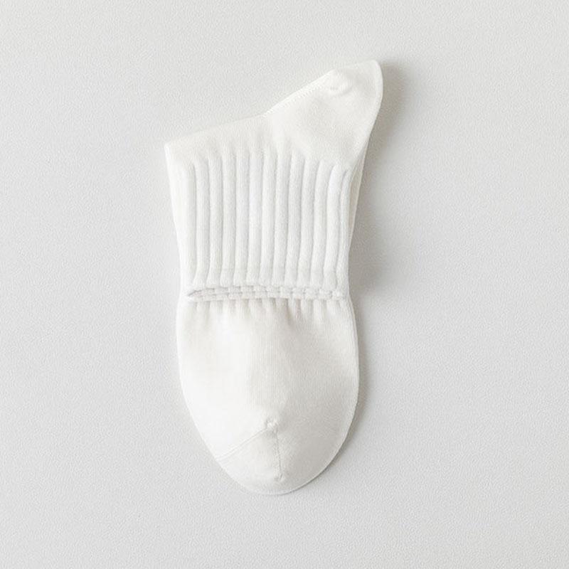 5 Pairs/Lot Men Socks Breathable Solid Color Outdoor Sport Middle Tube Casual Sock