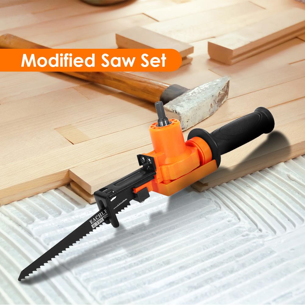 Household Portable Reciprocating Saw Drill Metal Woodworking Cutting Tool H1 Household Portable Reciprocating Saw Drill Metal Woodworking Cutting Tool H1