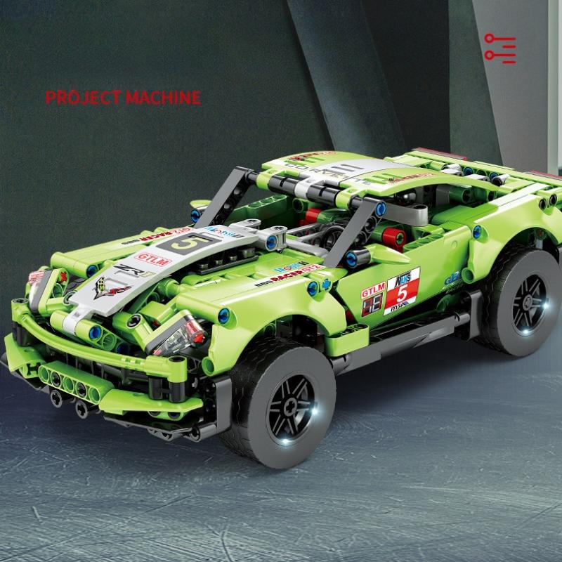 KAZI Building Block Huili Sports Car Racing Series Children's Puzzle Building Block Diy Assembly Model Boy Toy Gift