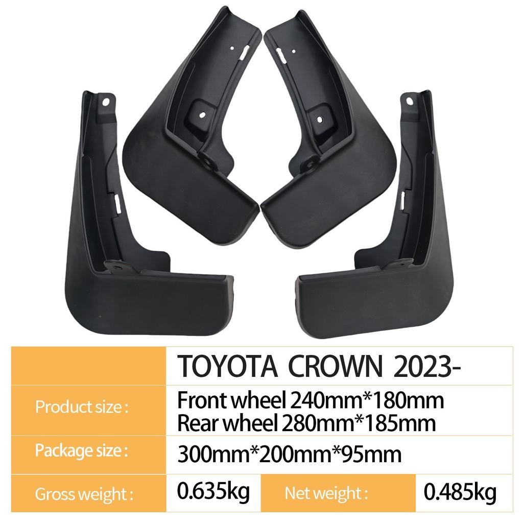 2023 Toyota CROWN Tire Mudguard for International Use