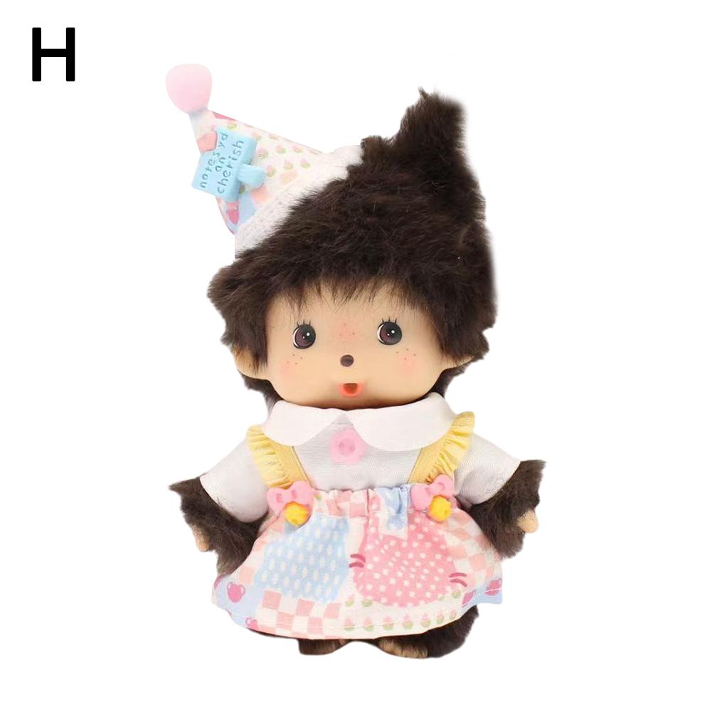 Kawaii Kindergarten Mochi Puppe 15cm PP Baumwolle Affe Plüschpuppe Handpuppe Tasche Anhänger Anhänger Geschenk Plüschtier