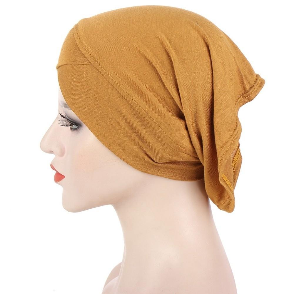 Cotton Under Scarf Caps Jersey Under Hijab Bonnet Comfortable Fit Inner Cap  for Women