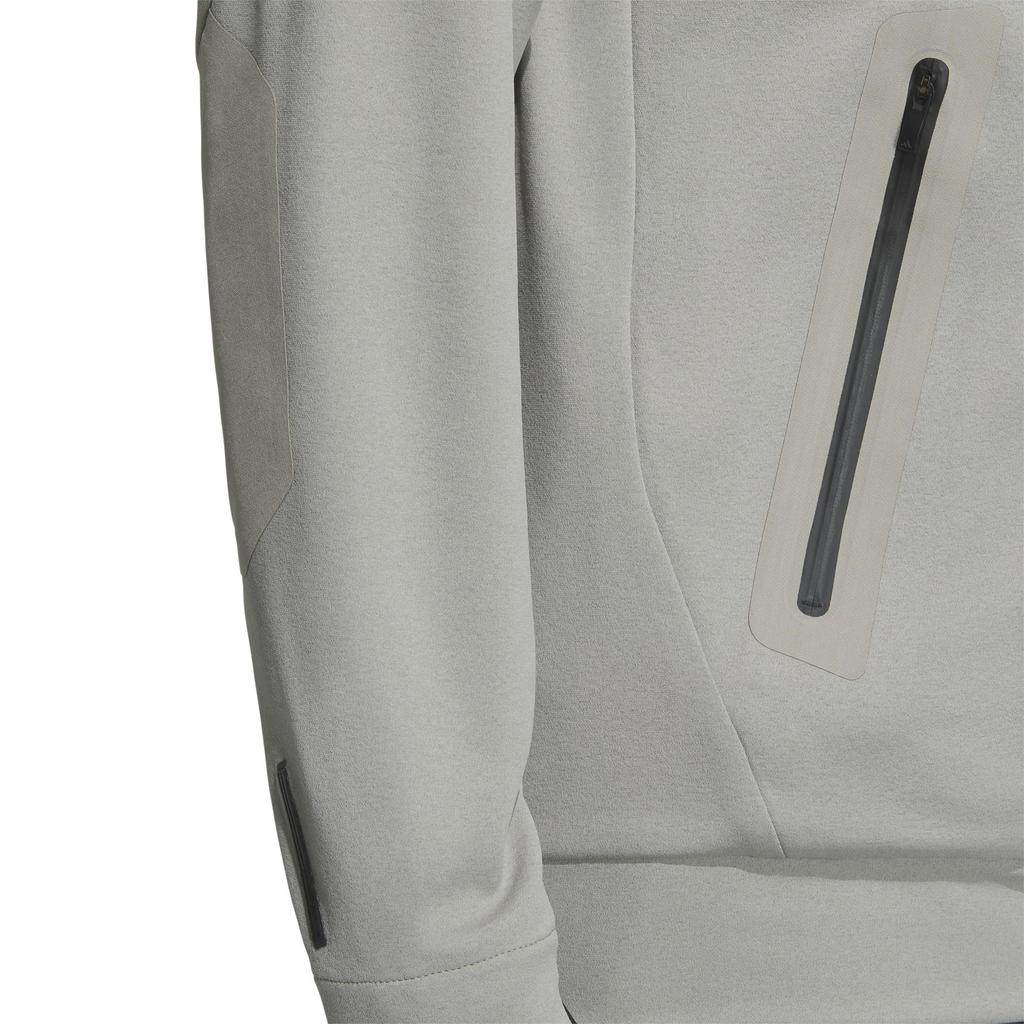 Jersey Top Premium Active Regular Fit Double Knit Track Jacket KQD66 Putty [Adidas] Men's Beige/Black (JM2005) J/3XL