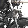 Motorcycle Dustproof Sleeve Protector Damping Rubber 2Pcs Front Fork Dust Cover