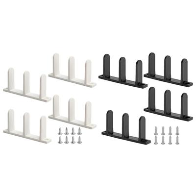 Wear Resistant Floor Guide Rails Cabinet Track Floor Guid With Screws Seamless Side Wall Integration