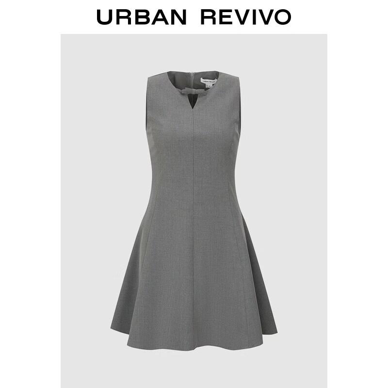 

UR2026 Women s Casual Bow Sleeveless Dress L