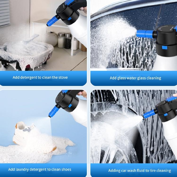 1.5Liters Electric Pressurized Foam Sprayer for Car Washing, Electric Foam Sprayer with USB Cable Foam Sprayer