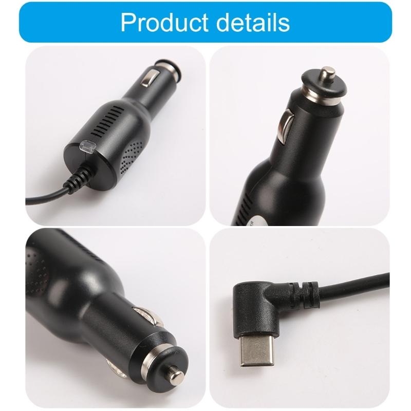 Fast Speed 5V3A USB C Car Chargers Cable with ABS Construction for Long In Car Use