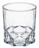 Low glass for whiskey and drinks 320ml 9x8cm transparent