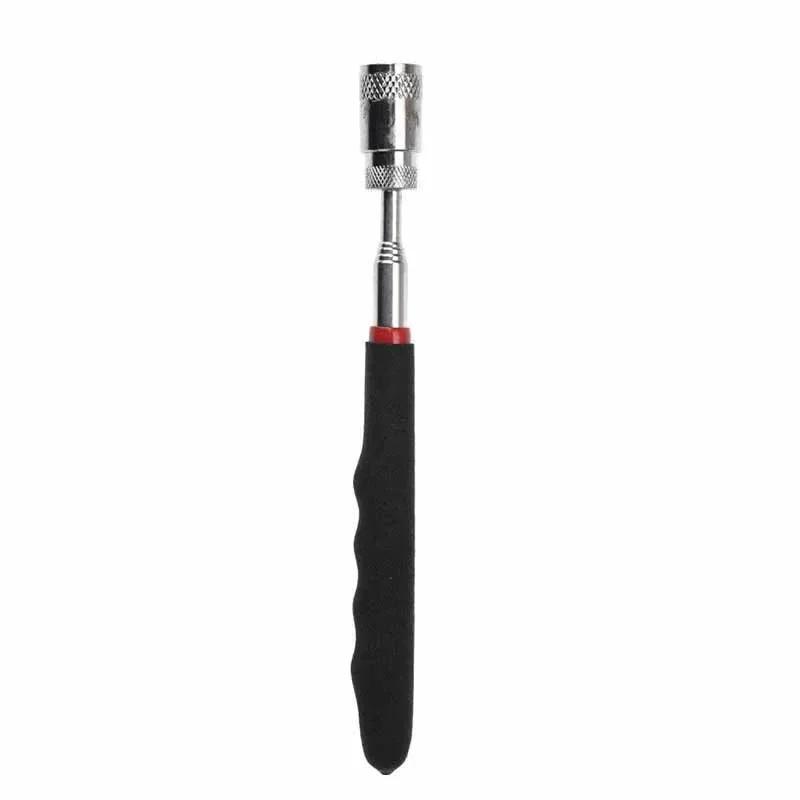 Car Repair Tool LED Telescopic Pickup Magnetic Iron Rod Strong Magnetic Metal Screw Suction Rod Automotive Inspection Tool