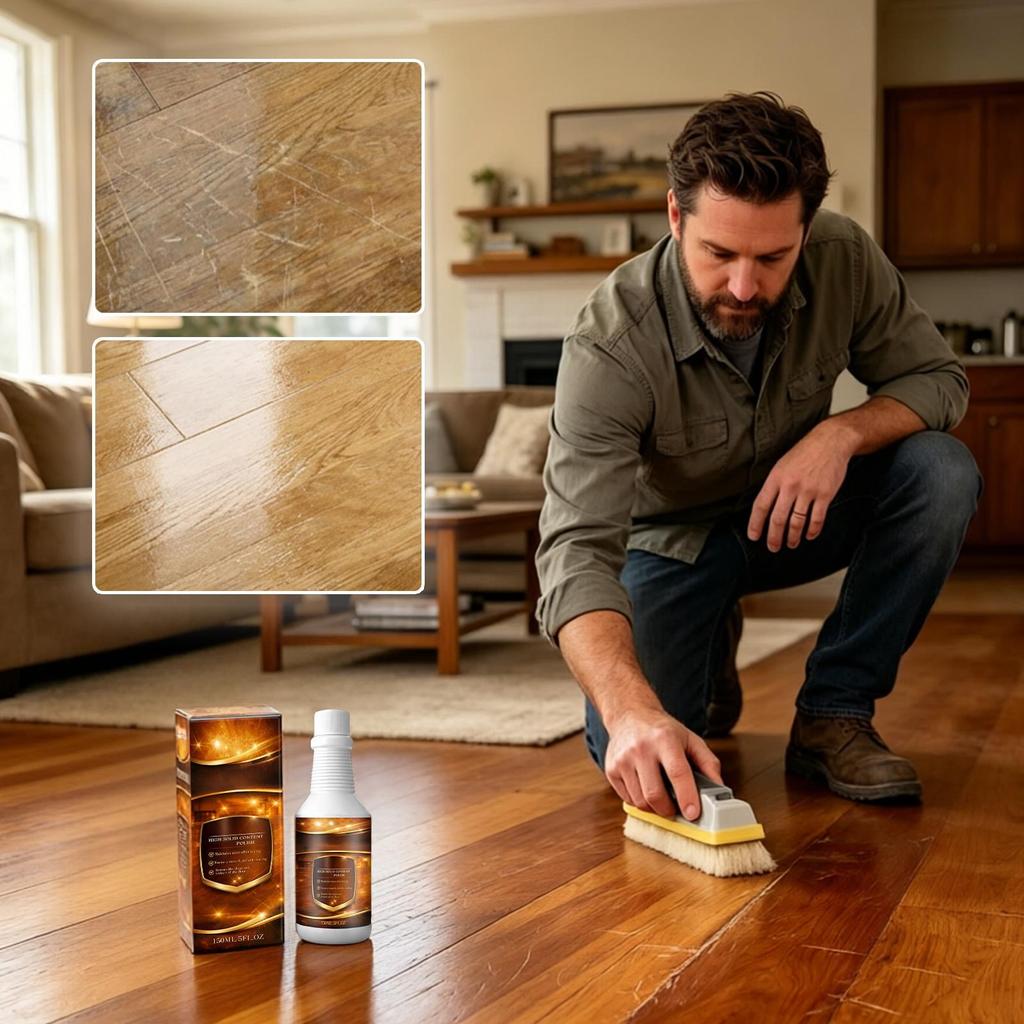 Hardwood Floor Restorer 150ml High Gloss Cleaning Floor Cleaner Scratch Remover Agent for Restoration Refinishing Home Office