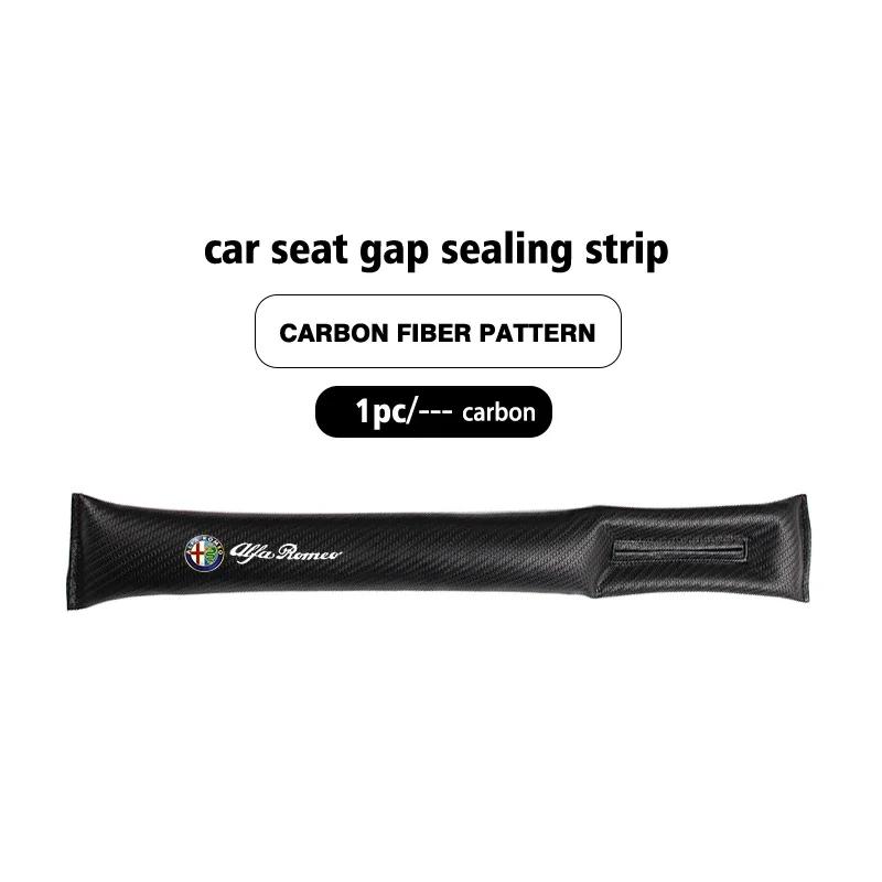 Leather w Car Seat Gap Filler Auto Dustproof Protecter Strip For Alfa Romeo Giulietta GT 159 147 156 Mito Brera Giulia Spider F1