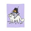 Coperte in pile Gatto Cartone Animato Gatto Simons Coperta Plaid Vintage per Casa Copriletti,