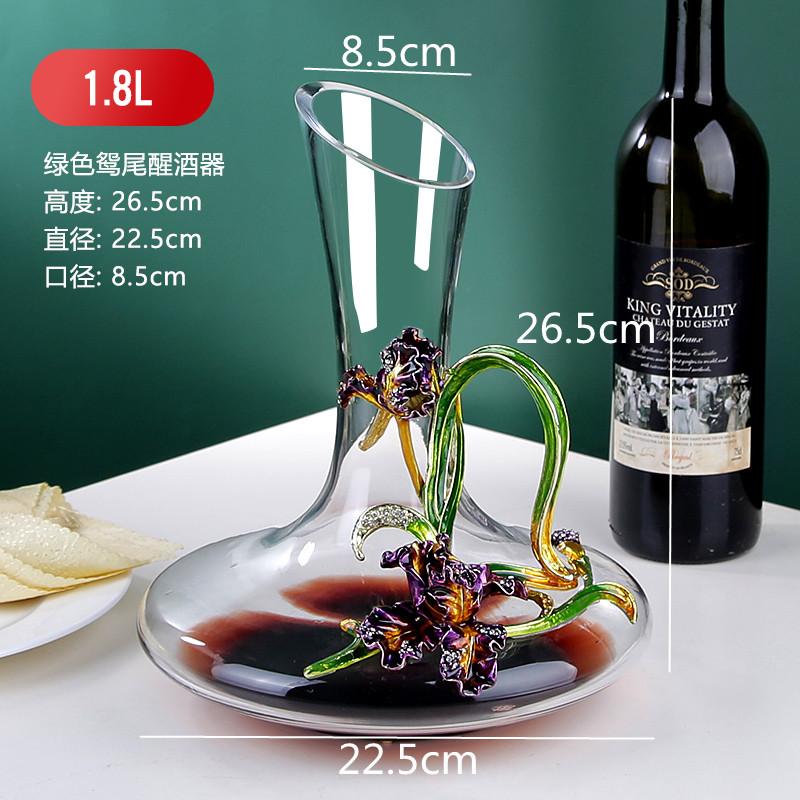 Crystal Glass Pitcher Wine Decanter Wine Dispenser Flagon Glass Wine Bottle Hip Flasks Barware Wine Pot Bar Accessories Gift