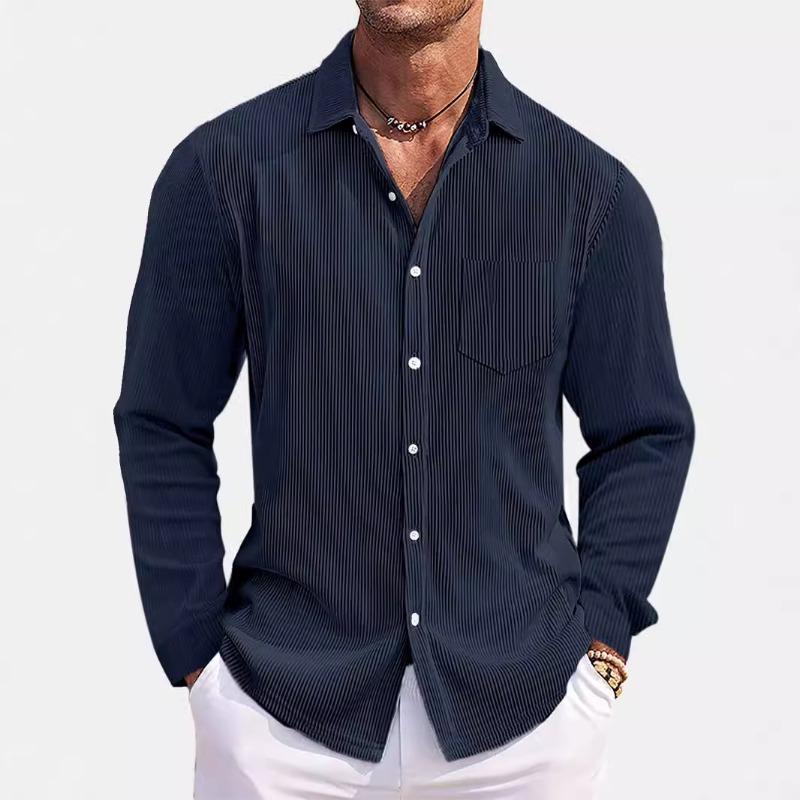 Men's Front Buttonless Shirt
