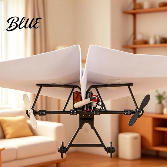 DIY Electric RC Plane Remote Control Paper Airplane Kit with 16/32 Colorful Paper Beginner Friendly Aircraft Gyro Stabilizer Glider Assembly