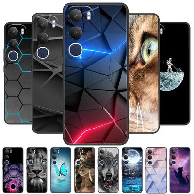 Funda de Teléfono Para vivo Y19s 4G Moda Pintada Suave Silicona Trasera para vivo Y19s 4G Fundas TPU Parachoques En vivoy19s V2419 Linda