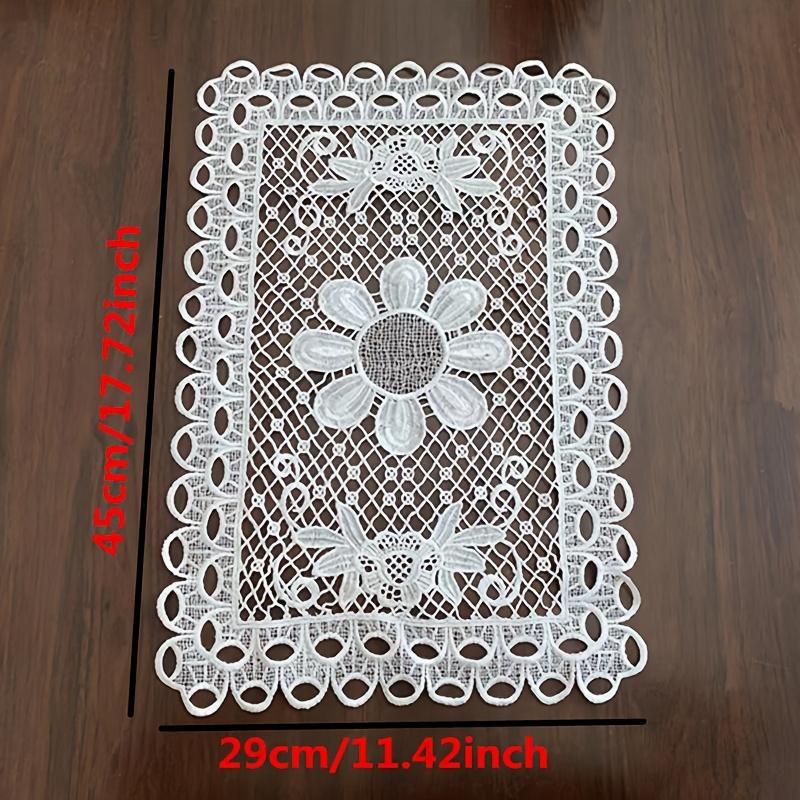 Classica Lace Embroidery Tablecloth Tea Table Mat TV Cabinet Cover Cloth Bedroom Study Living Room Decoration Home Decoration