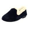 Lunar Womens/Ladies Shake Faux Fur Trim Slippers
