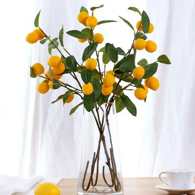 Artificial Tangerine Branches Simulation Orange Branch Lifelike Decorative Fake Fruit Branch