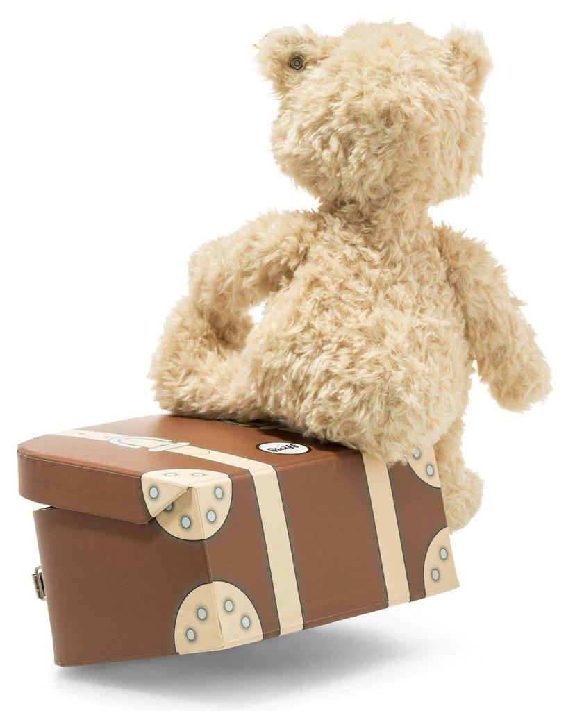 Steiff Charly Hängender Teddy im Koffer (30cm, Tan)