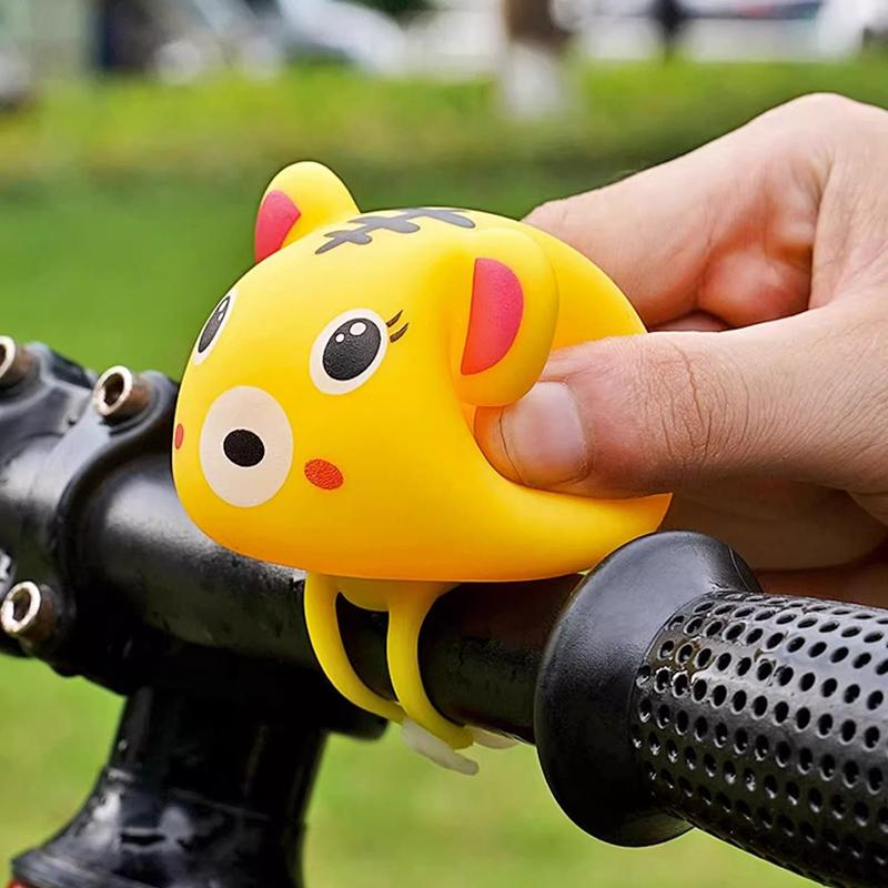 Børns Balancecykel Cykel Horn Lampe 2-i-1 Tegneserie Dyr Klokke Dekoration Udstyr Tilbehør