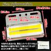 HTharros Side Marker 24V Truck LED COB Pack of 10 Lights, Downlights, High-Brightness LEDs, Amber,