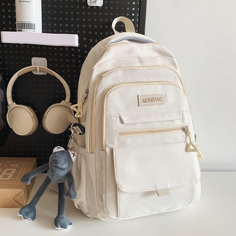 School Bag Elementary School Girl College Student Burgundy Backpack Male Junior High School Student High School Student Backpack