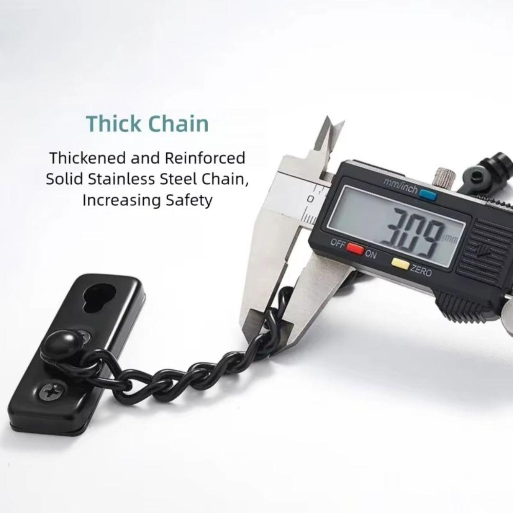 No-drill Door Chain Lock Guard Against Theft Anti Theft Press Lock Security Chain Lock Office