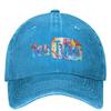 Colorful YouTubed Logo Denim Baseball Cap American Video Hiking Fishing Hip Hop Hats Summer Female Male SunProof Baseball Caps