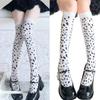 Dot Design Thin Stretch Over Knee Socks Lightweight Summer Wear Elastic Nylon Thigh High Stockings For Ladies