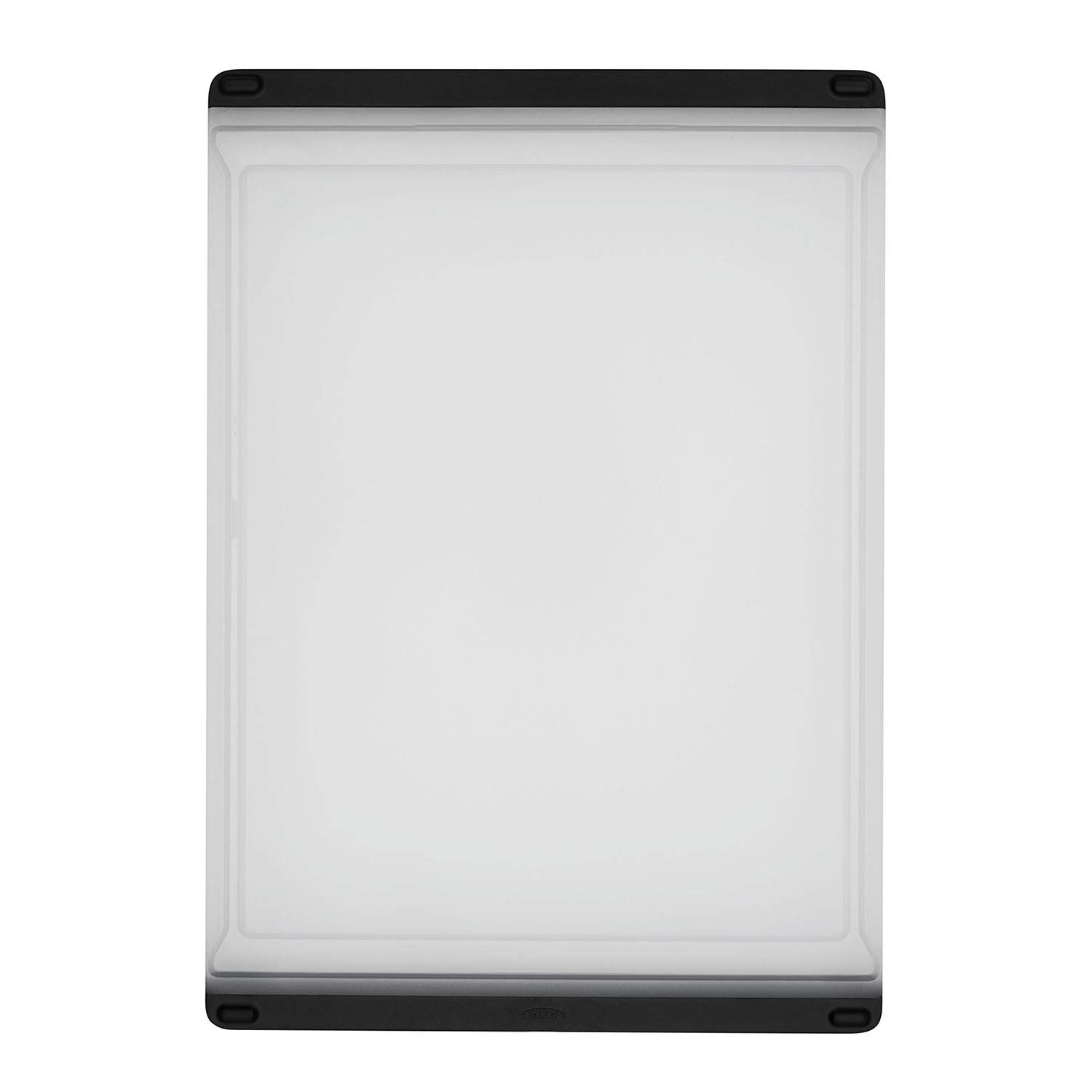 

OXO Cutting Medium Size x Dishwasher and Dryer Bleach Use Board, (22.7 32.7 cm), Resin, Safe, Safe, Non-Slip, Moisture-Catching Grooves, Double-Sided чёрный